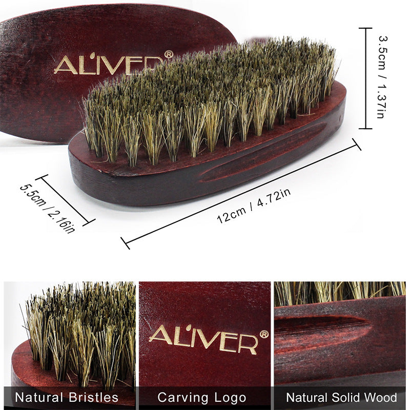 Men's Hair Beard Shaving Set Bathroom Tool Brush Comb Shaving Scissors Clean Styling Set