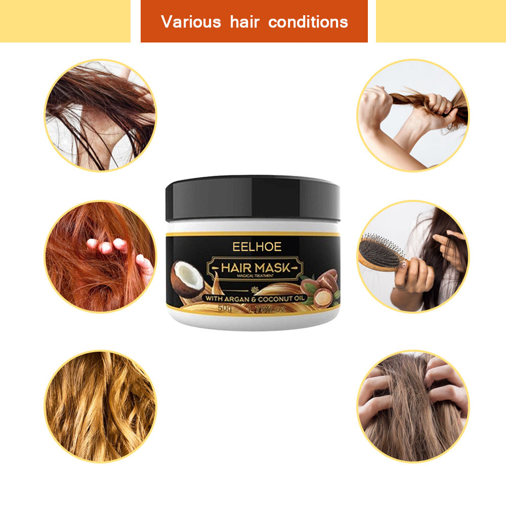 Men's and Women's Styling and Fluffy Hair Care Essential Oil Elastin