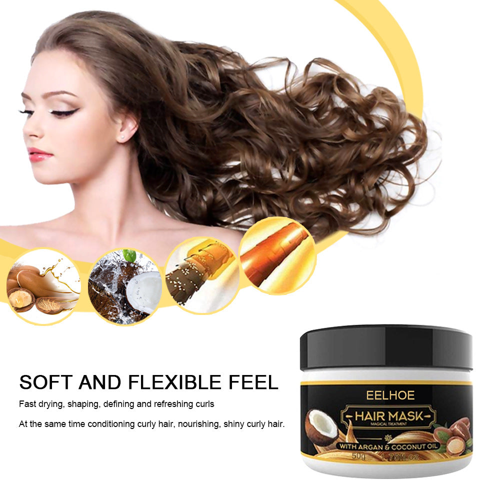 Men's and Women's Styling and Fluffy Hair Care Essential Oil Elastin