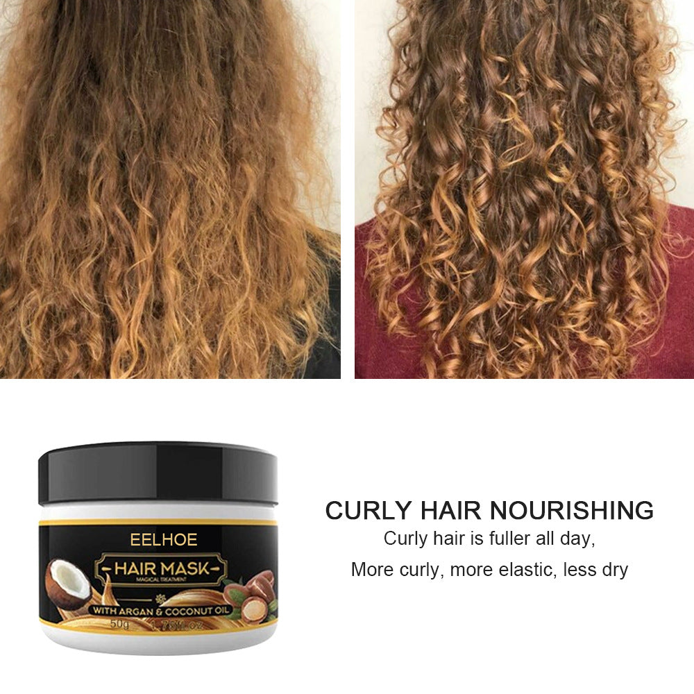 Men's and Women's Styling and Fluffy Hair Care Essential Oil Elastin