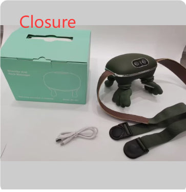 Electric Neck and Shoulder Muscle Massager Wireless Shoulder and Back Kneading Massage Shawl Neck Massager Relax Pain Relief