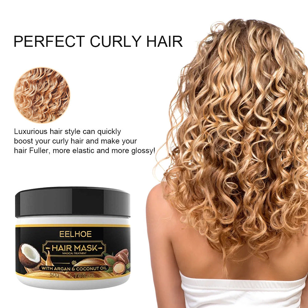 Men's and Women's Styling and Fluffy Hair Care Essential Oil Elastin